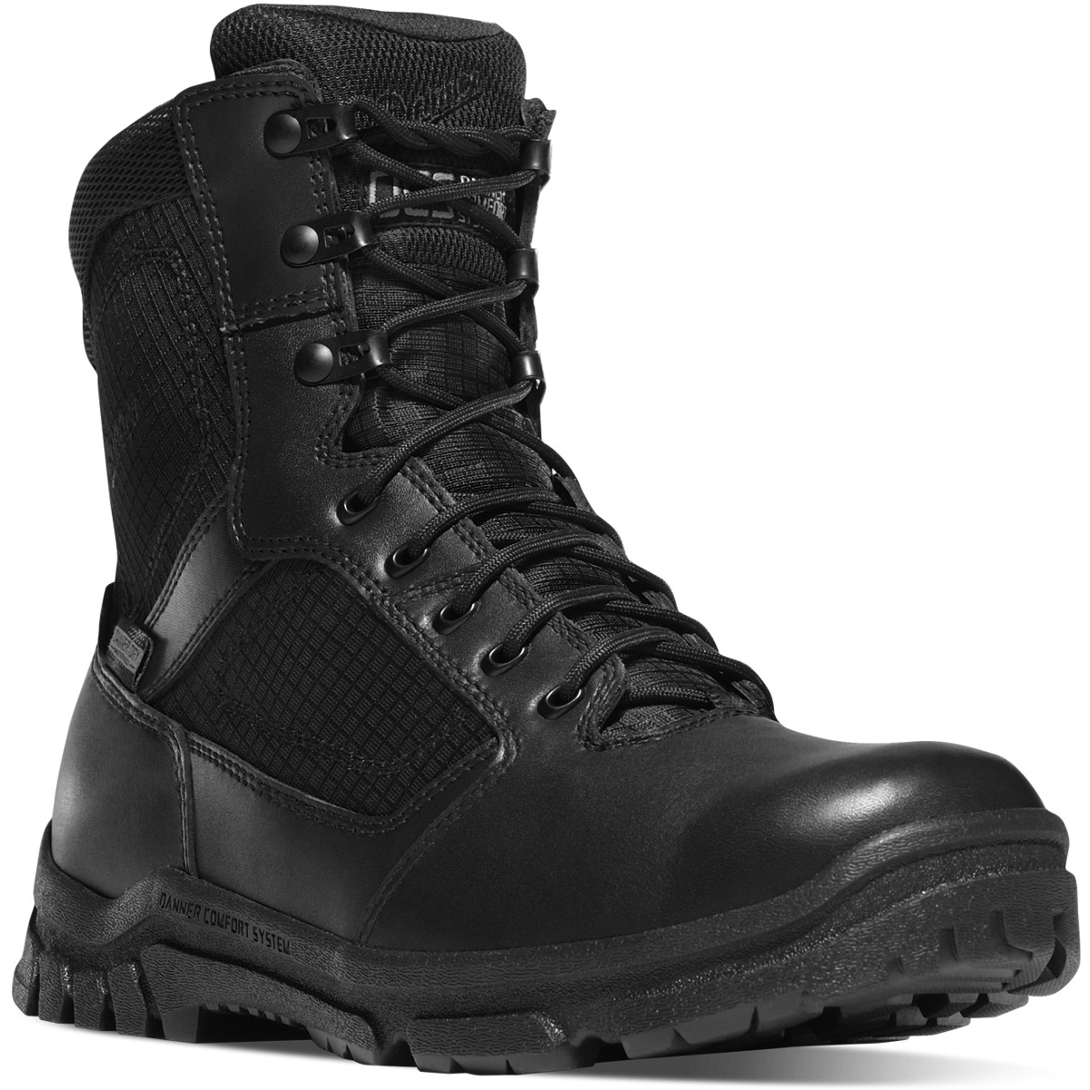 Danner Lookout 8 side zip Black Boots Mens - South Africa 40795ZQXC